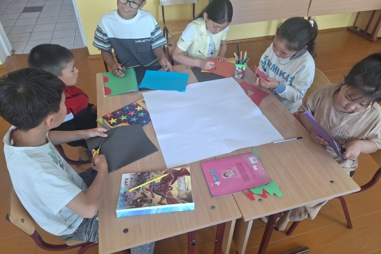 #Біртұтас_тәрбие #жазғы_демалыс 4-маусым күні мектеп жанындағы 